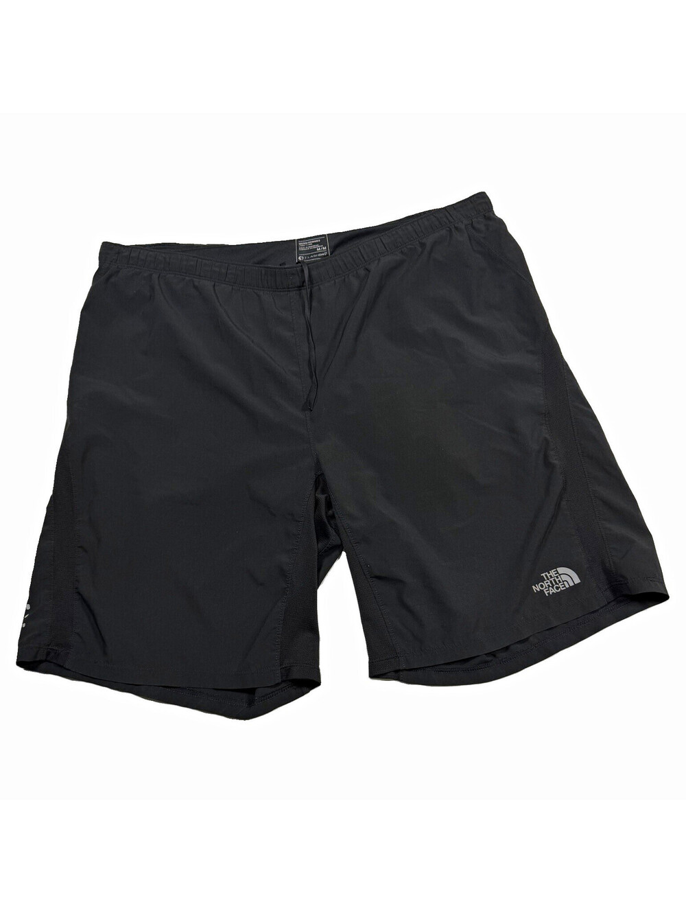 The North Face Men's Black FlashDry Solid Sport Drawstring Shorts Logo Size M
